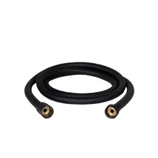 Акційний набір 2+1: Шланг для ручного душу 1600 мм Qtap Hadice QT054BL43074 Black Matt