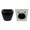 Комплект Qtap Robin Matt Black 2 в 1: унітаз підвісний  Ultra Quiet QT13332381АSMB + біде підвісне QT1355046FMB