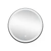 Дзеркало Qtap Robin R600 з LED-підсвічуванням Touch, з антизапотіванням, з димером, рег. темп. кольору (3000-6500K) QT13786501B