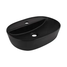 Раковина-чаша Qtap Scorpio 500x380x120 Matt black QT146533MB