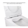 Комплект Qtap Swan 2 в 1: унітаз підвісний Rimless + біде підвісне