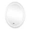 Дзеркало Qtap Mideya (DC-F801) 600х800 з LED-підсвічуванням Touch, з антизапотіванням, з годинником, димером, рег. яскравості QT2078F801W