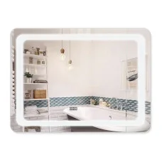 Дзеркало Qtap Mideya (DC-F908) 800х600 з LED-підсвічуванням Touch, з димером, рег. яскравості QT2078F908W