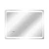 Дзеркало Qtap Mideya 800х600 з LED-підсвічуванням Touch, з антизапотіванням, з годинником, димером, рег. яскравості QT2078NCF8060W