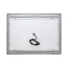 Дзеркало Qtap Mideya 800х600 з LED-підсвічуванням Touch, з антизапотіванням, з годинником, димером, рег. яскравості QT2078NCF8060W