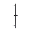 Душова стійка з тримачем універсальна Qtap Lepit 705 мм прямокутна QTLEP82103NB Black Matt