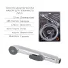 Комплект для душу Qtap Namesti Chrome: Змішувач для душу QTNAM6025102NC + Гігієнічний набір QTSETCRMA021 + Підключення QTCRMBH130