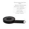 Комплект Qtap Slavonice Black Matt: Змішувач  QTSLA259BLM45918 + Тримач QT829910842854OB + Шланг QTHADPVCSQ160B + Лійка QTRUC125BLM45951