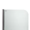 Штора на ванну Qtap Standard CRM407513APL скло Pear 6 мм, 75х130 см, ліва