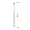 Шланг для підключення змішувача Thermo Alliance Standart (пара) 40 см NYLON M10x1/2