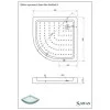 Піддон мілкий кутовий Swan Rico 90х90 ( А0021463 )
