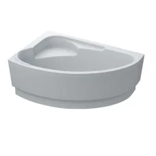 Ванна акрилова асиметрична FIONA 150x100 L + ноги + екран під ванну ( А0045121 )