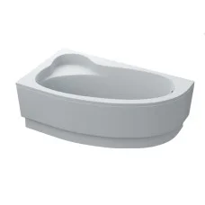 Ванна акрилова асиметрична GLORIA 160x90 L + ноги + екран під ванну ( А0045130 )