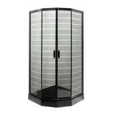 Душова кабіна INSANA Ida Black P 92/5 B LN 90х90х205 мілкий піддон ( А0048480 )