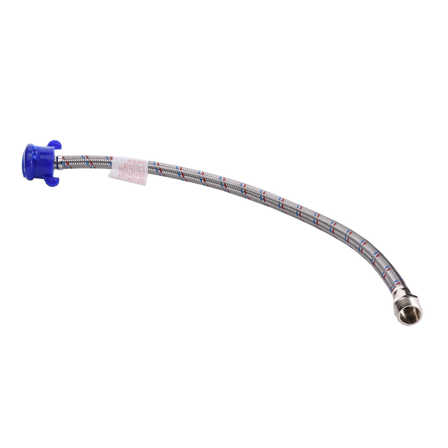 Шланг нержавіюча сталь SOLOMON 1/2″х1/2″ ЗВ 1,0м HS31