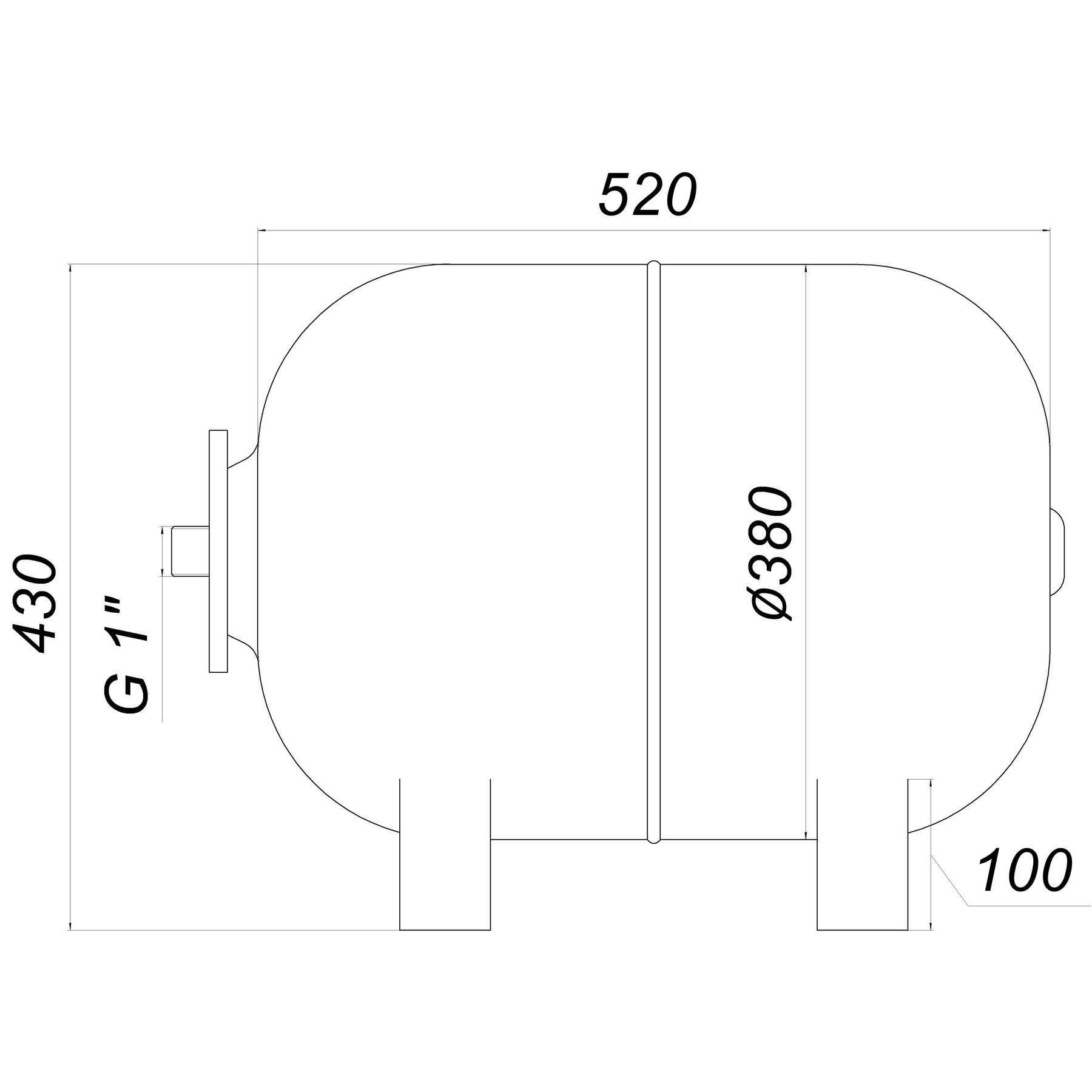 Гідроакумулятор   50л Zilmet ultra-pro 10bar ( 1100005005 )
