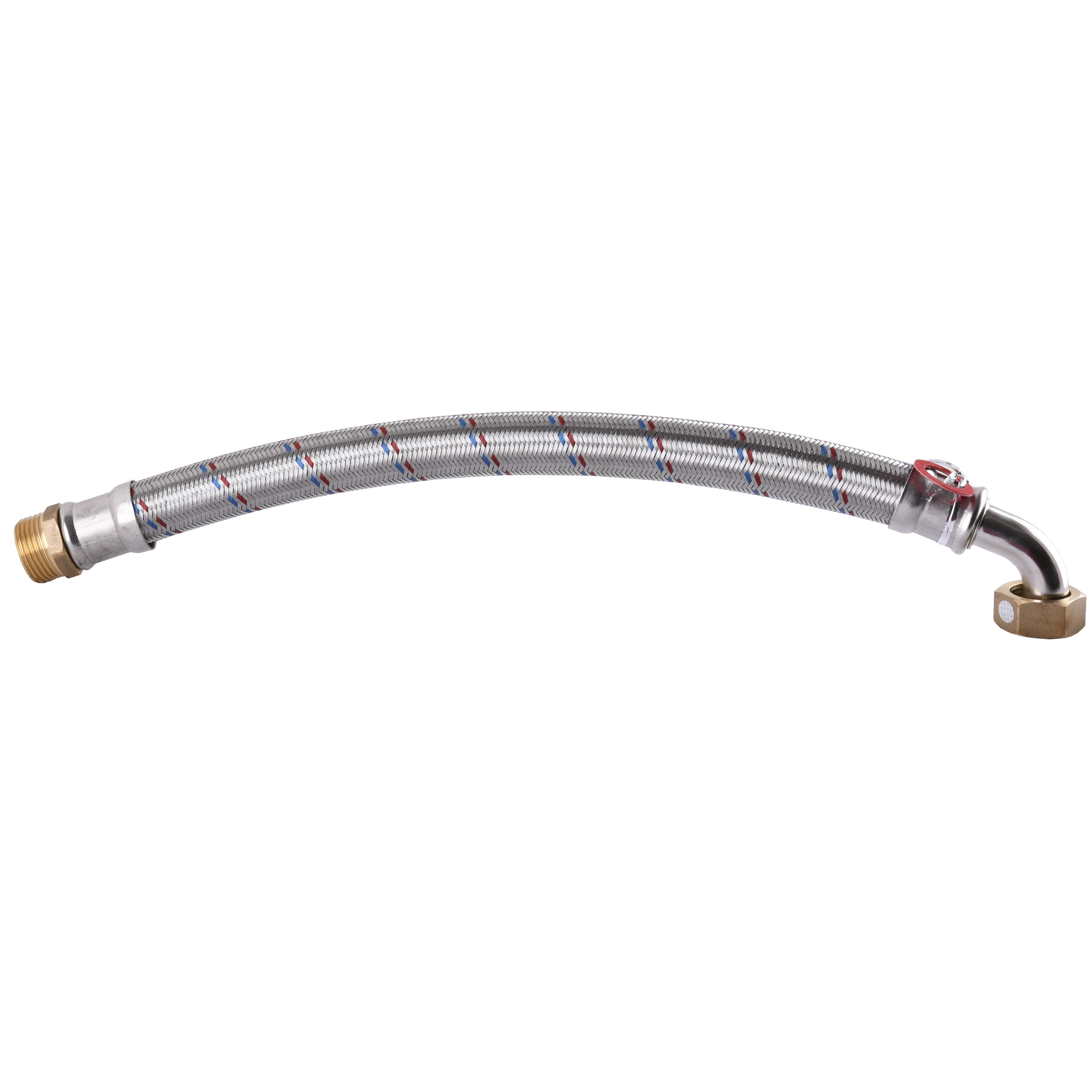 Шланг антивібраційний кутовий SOLOMON 1″ ЗВ 0,5м HS3001