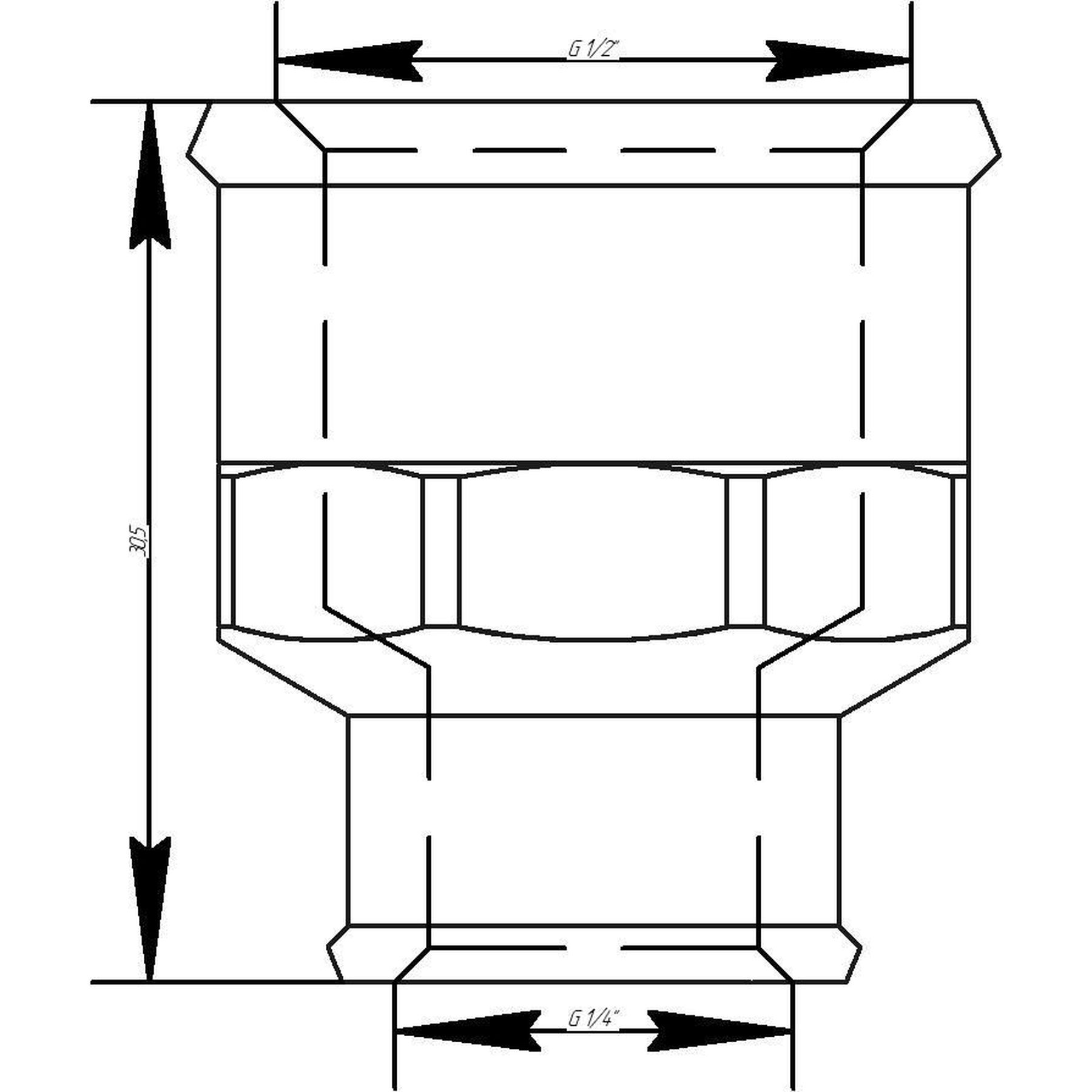 Муфта VIEGA 3240  1/2″х1/4″ ВВ (318031)