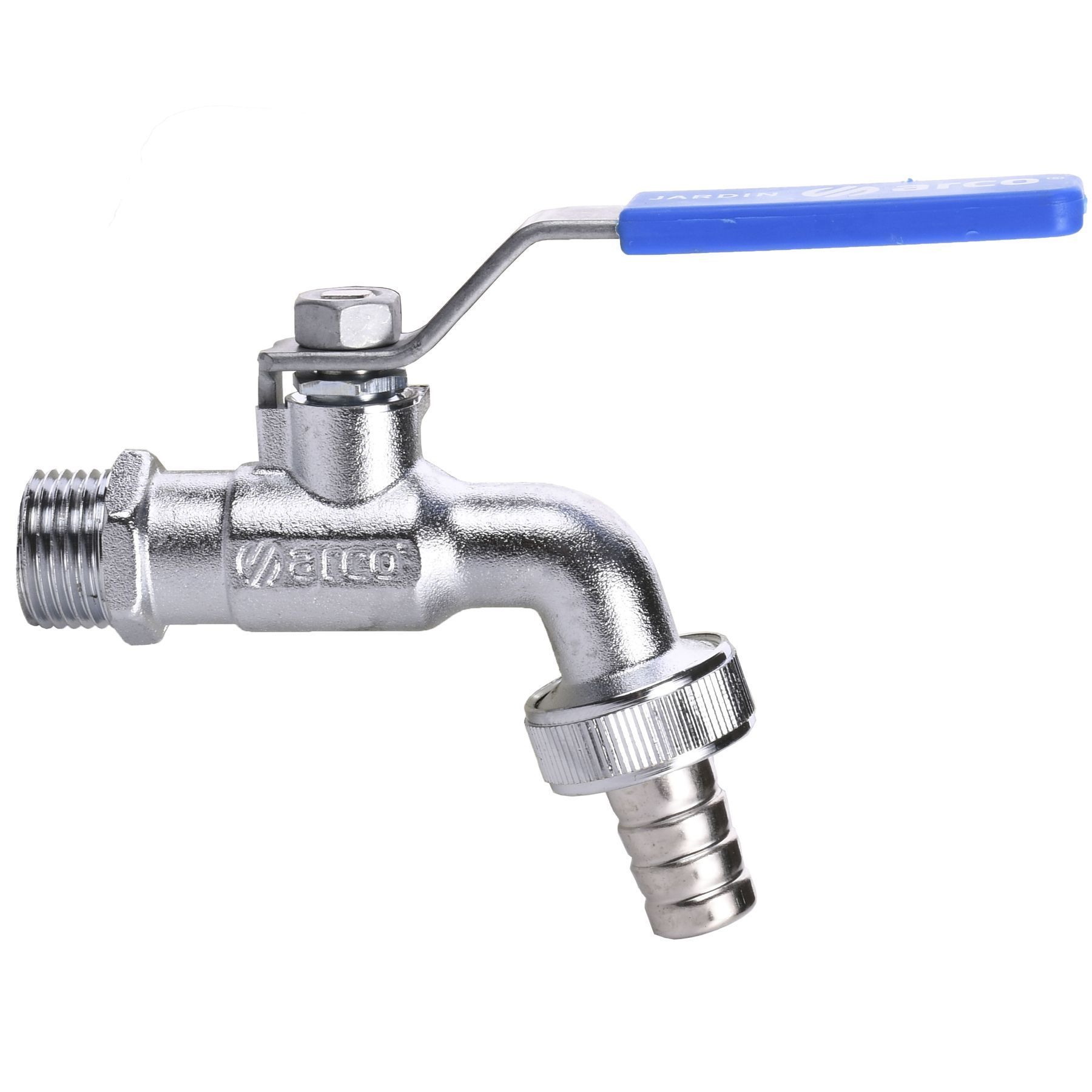 Кран ARCO кульовий для поливу  1/2″ 0413 NANO AntiLime довга ручка