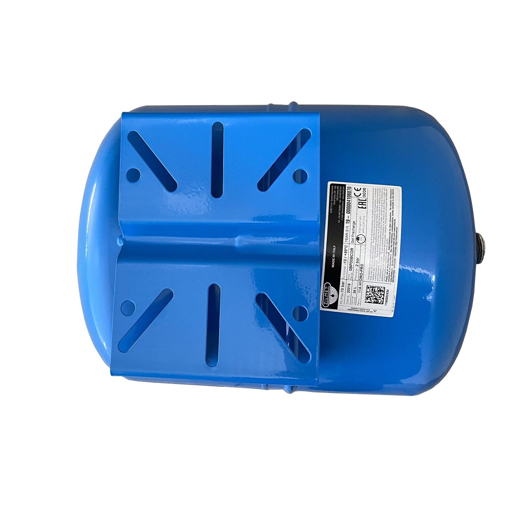 Гідроакумулятор з фіксованою мембраною  24л ZILMET HYDRO-pro 10bar горизонтальний ( 11A0002434 )
