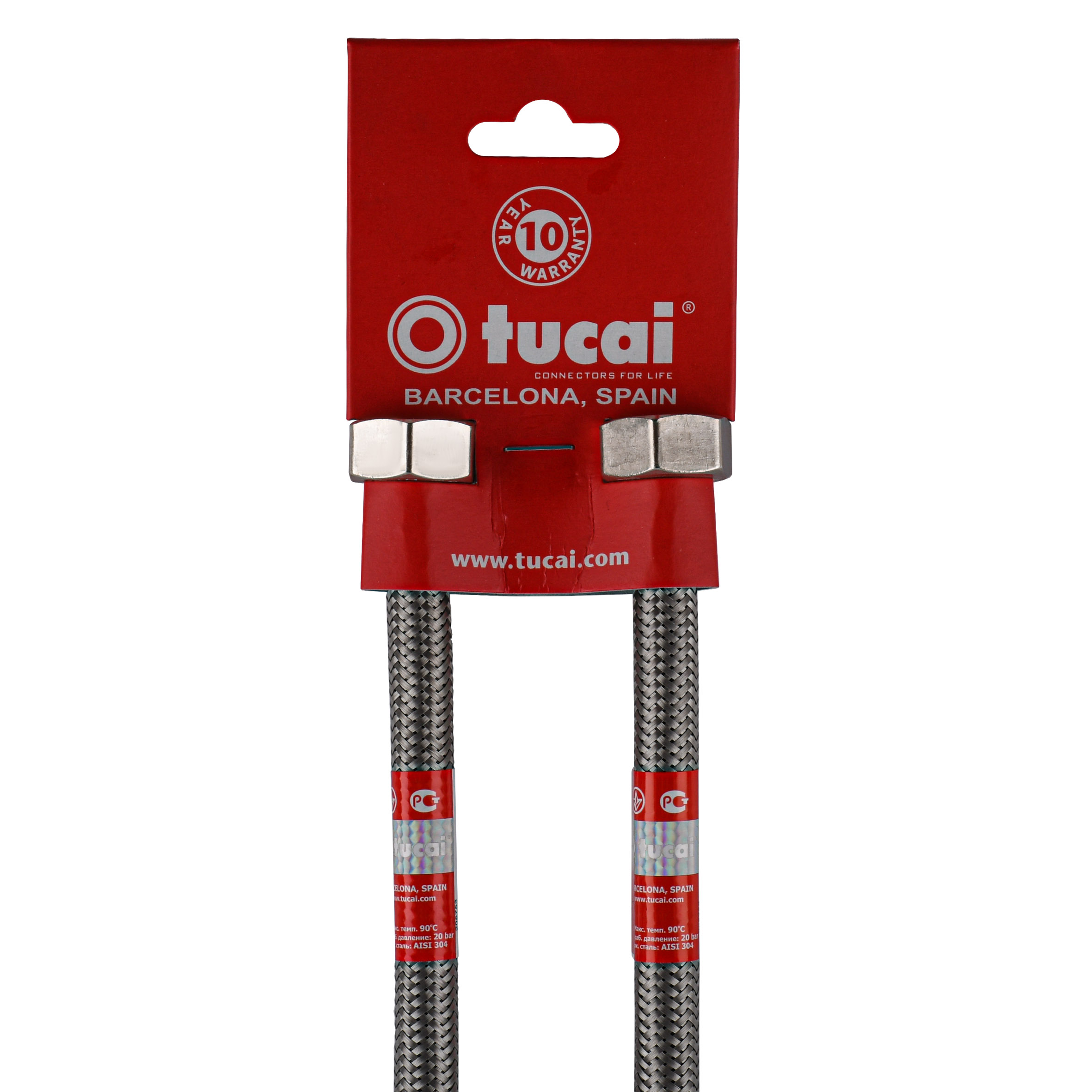 Шланг для змішувача TUCAI М10х1/2″ 1,0м ПАРА TAQ GRIF 200963
