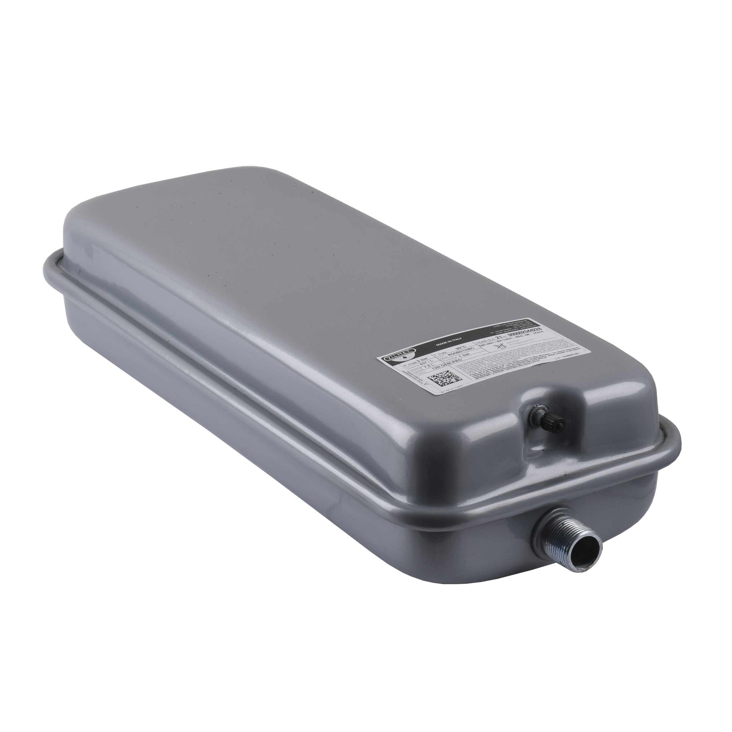 Бак Zilmet oem-pro для монтажу в котли Арт. 537  7.5л 3/4″ 3bar прямокутний ( 13N600FG07 )