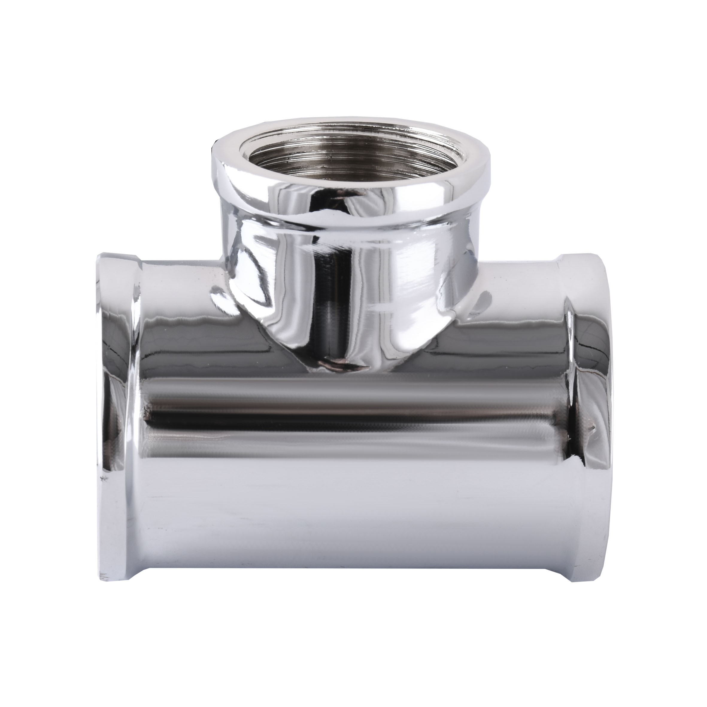 Трійник SOLOMON 1″х1/2″х1″ ВВВ хром 8202