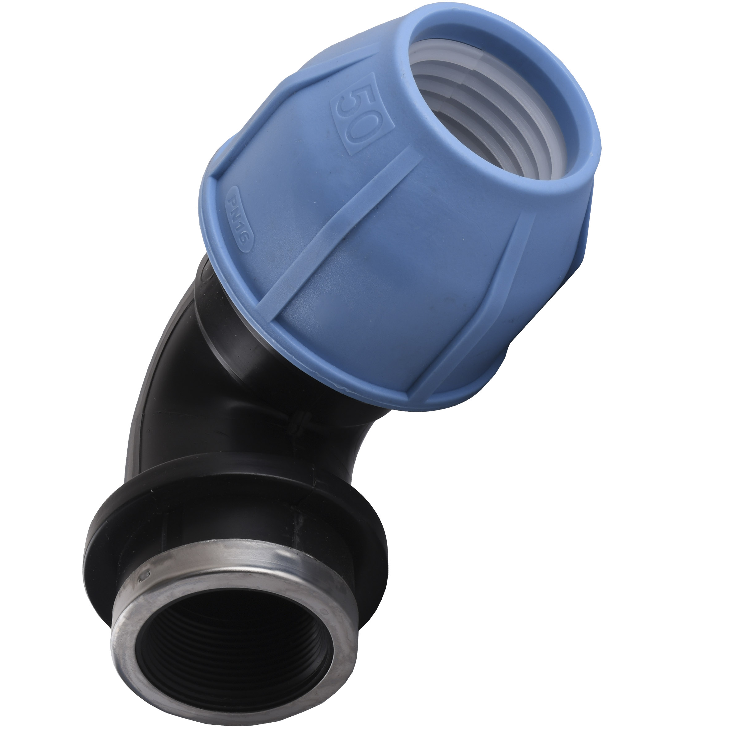 Коліно ПНД Vsplast 50*1 1/4 ''  ВР 4002