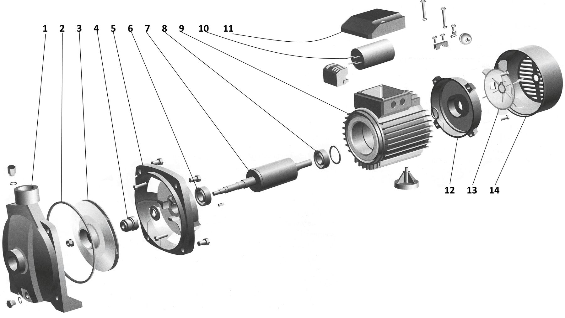 Насос відцентровий Optima CPm158A 1,3кВт