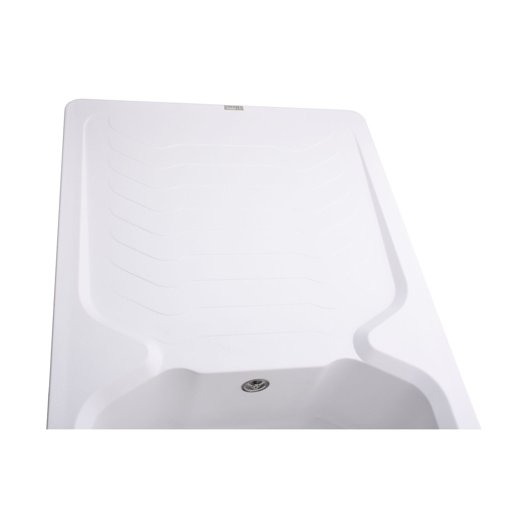 Гранітна мийка Globus Lux BOREN білий 860х500мм-А0007