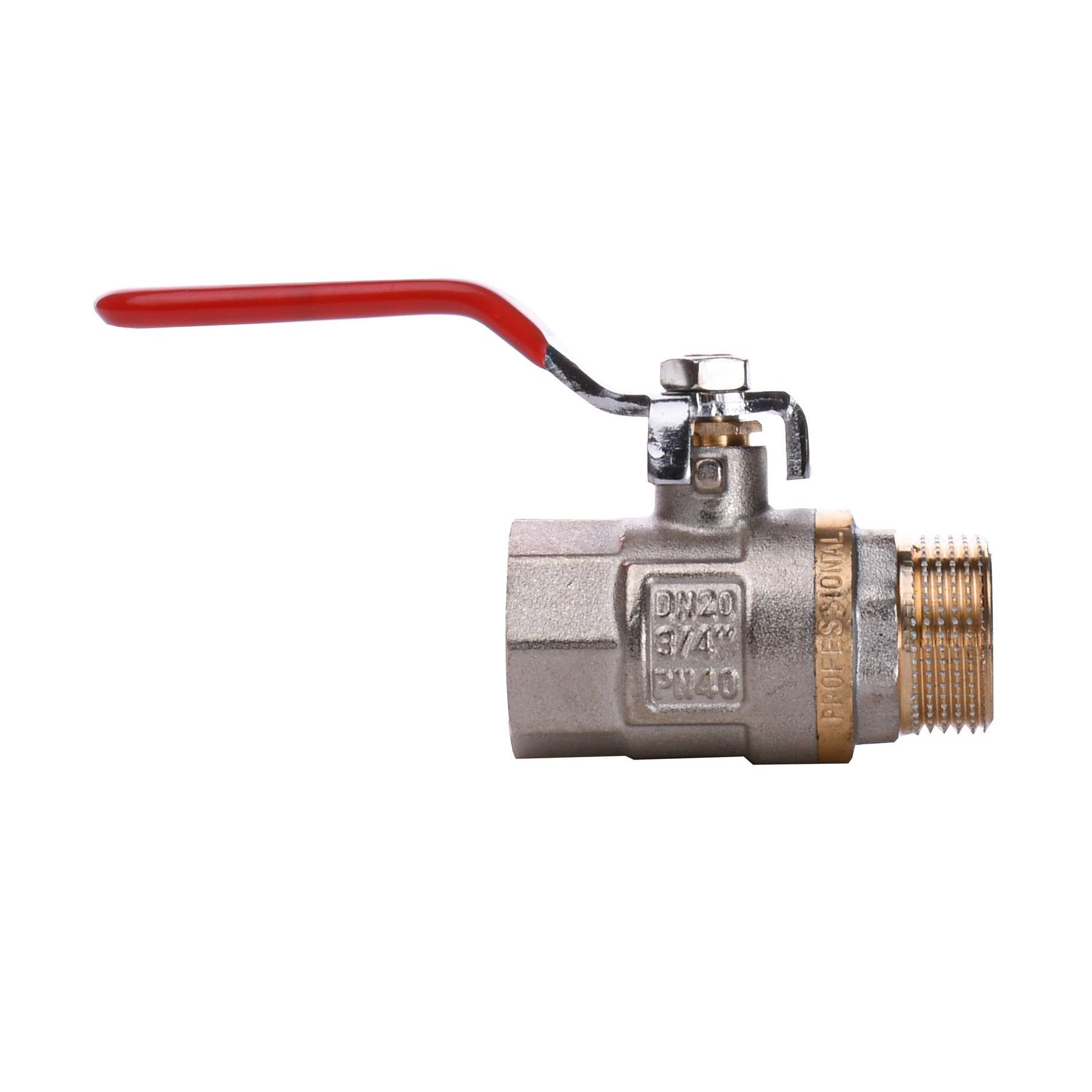 Кран кульовий прямий Q PROFESSIONAL    3/4″ ЗВ КР PN40 QP152