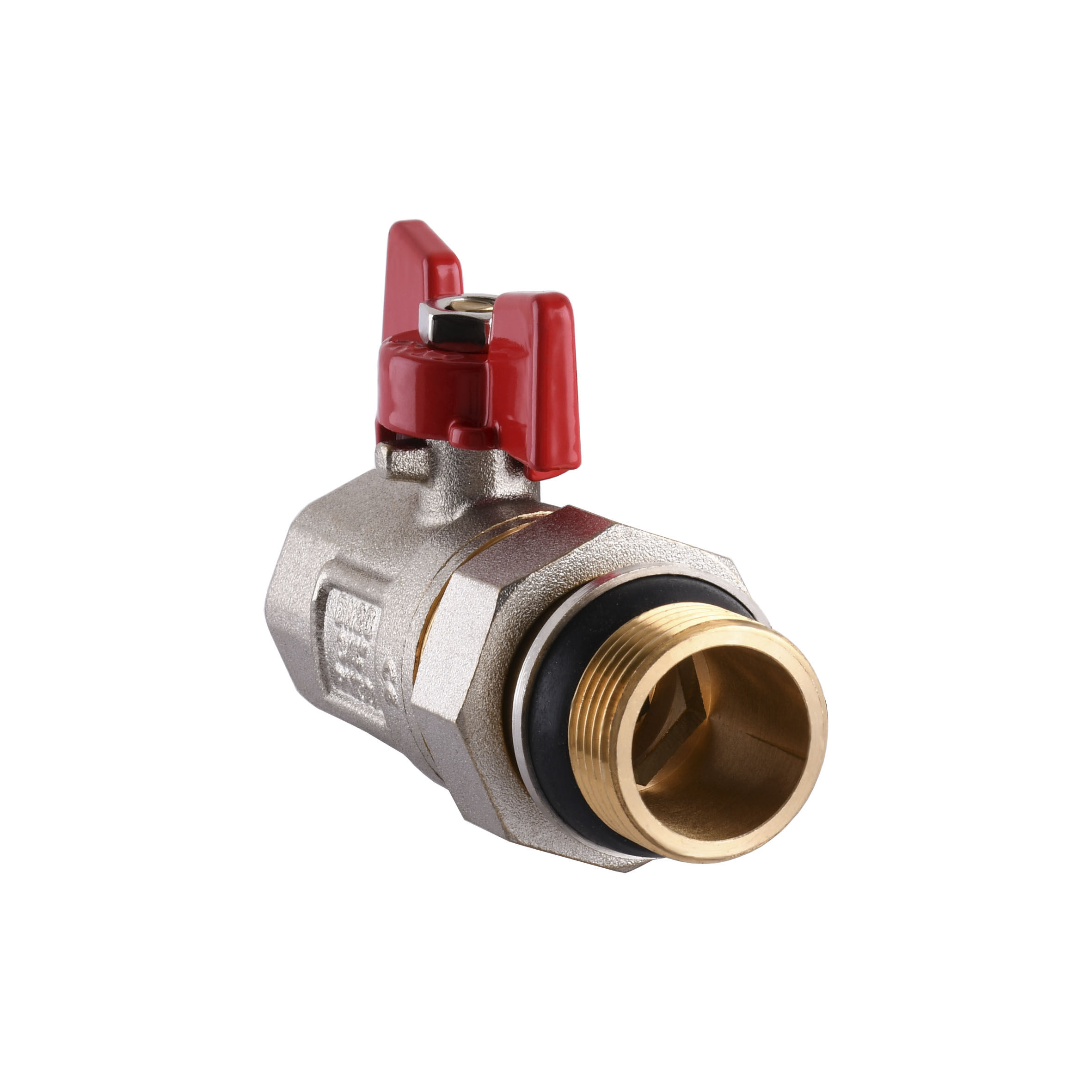 Кран кульовий прямий з американкою WATERVALVE Q003  NV-V343 3/4″ ЗB
