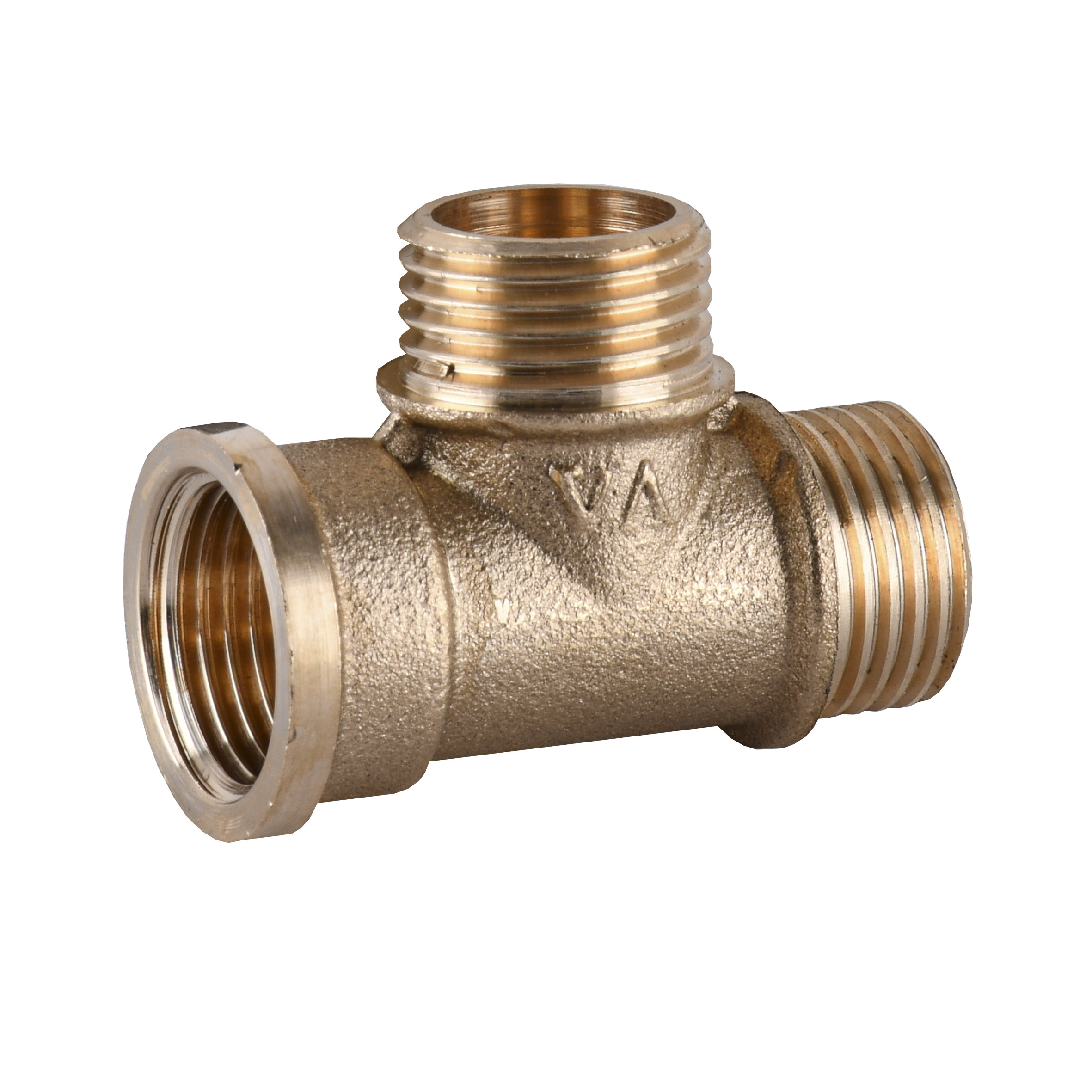 Трійник латунний 1/2″ВР х 1/2″ЗР х 1/2″ЗР штампований А0204А VA