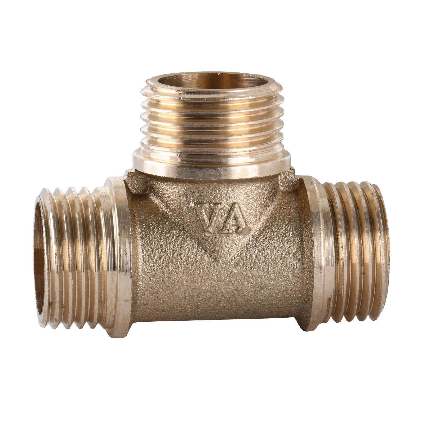 Трійник латунний 1/2″ЗР х 1/2″ЗР х 1/2″ЗР штампований А0214А VA