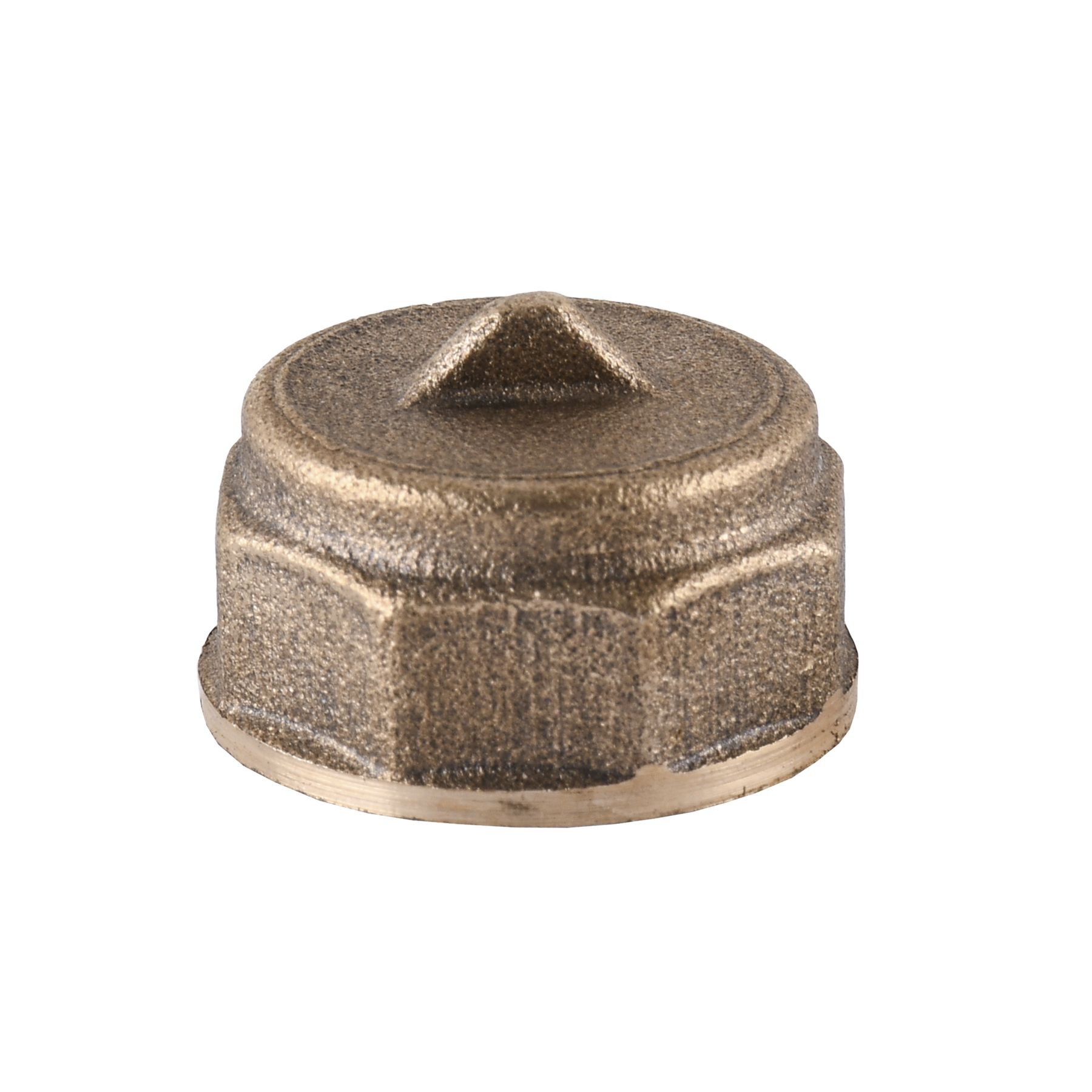 Заглушка латунна 1/2″ВР штампована А1001А VA