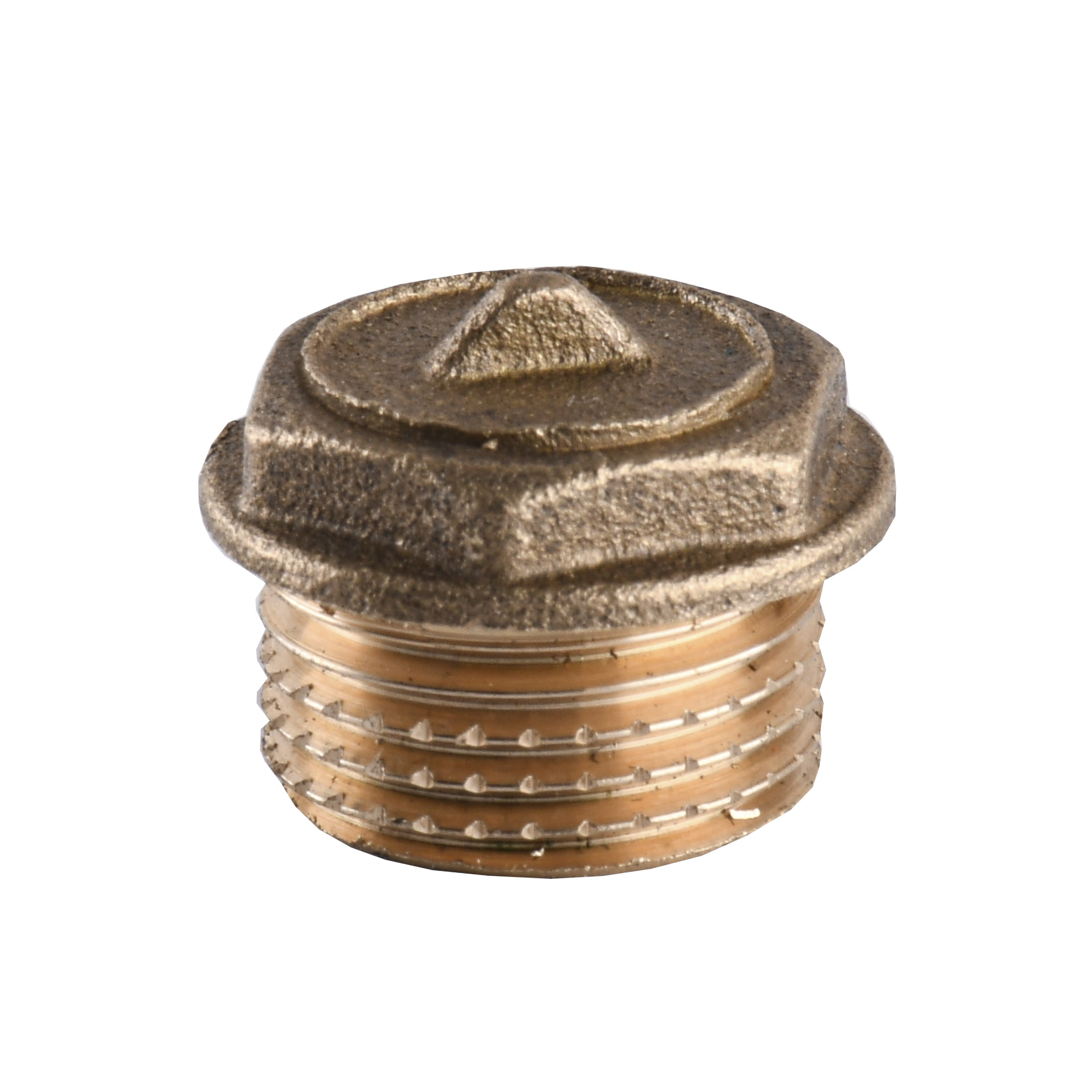 Заглушка латунна 1/2″ЗР штампована А1091А VA