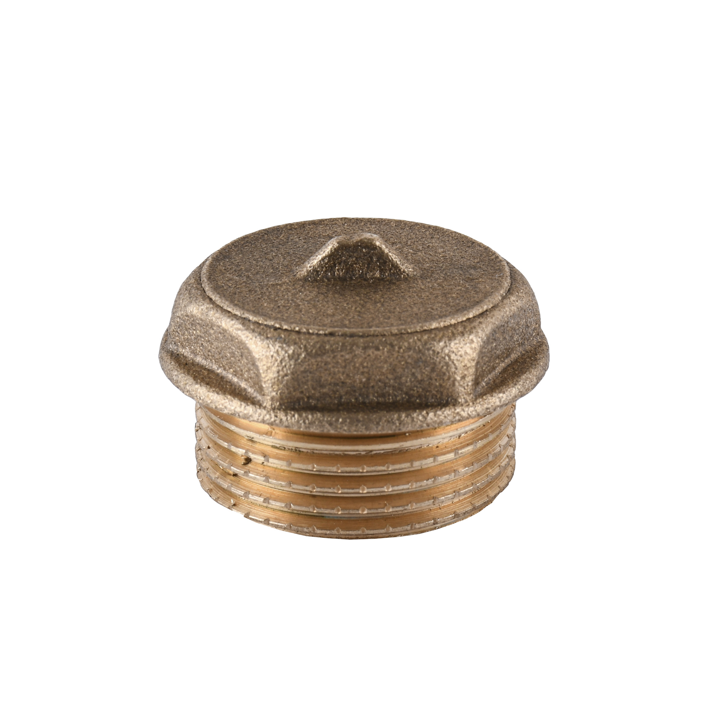 Заглушка латунна 1/2″ЗР штампована А1091А VA