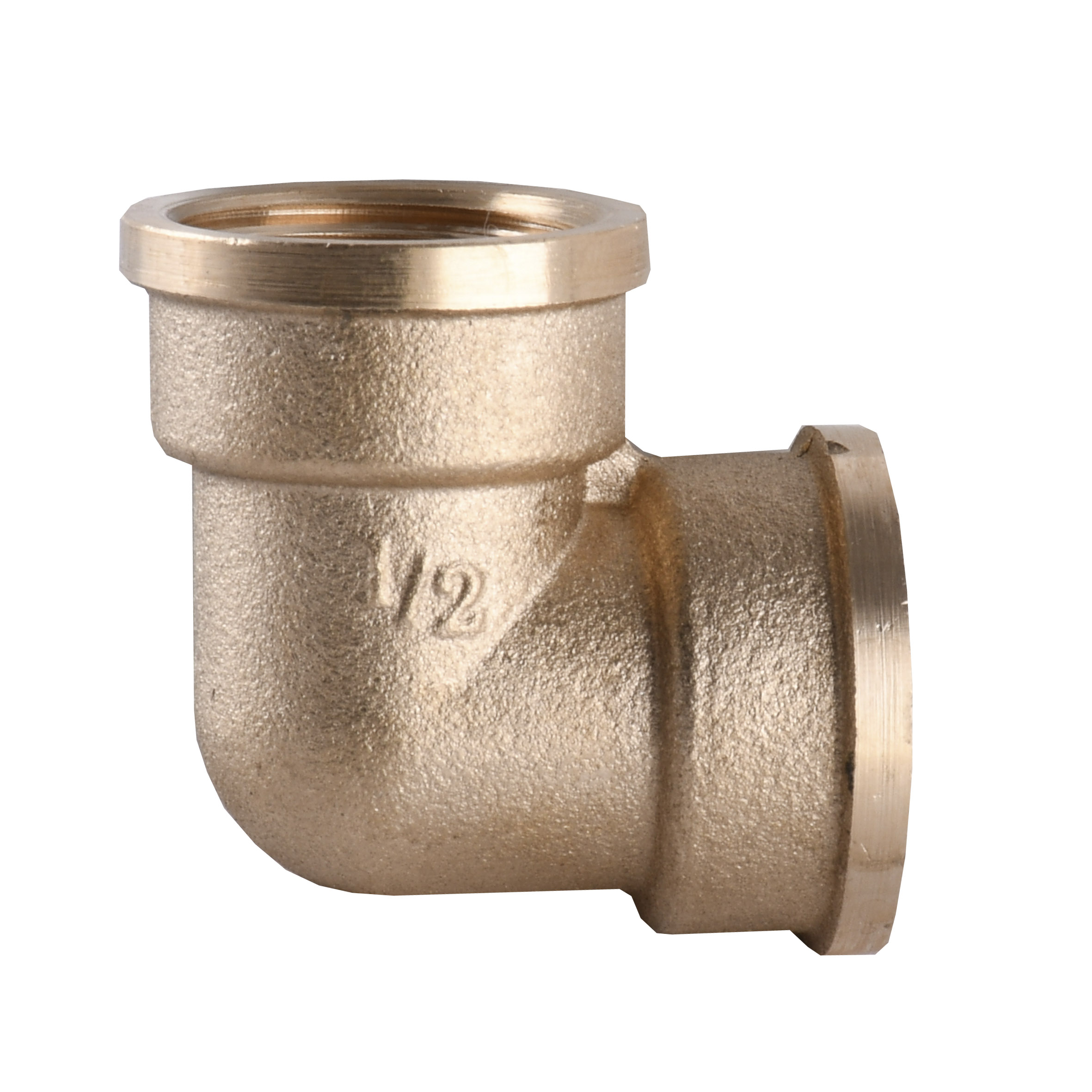 Кутник латунний 1/2″ВР х 1/2″ВР штампований А0101-1А VA