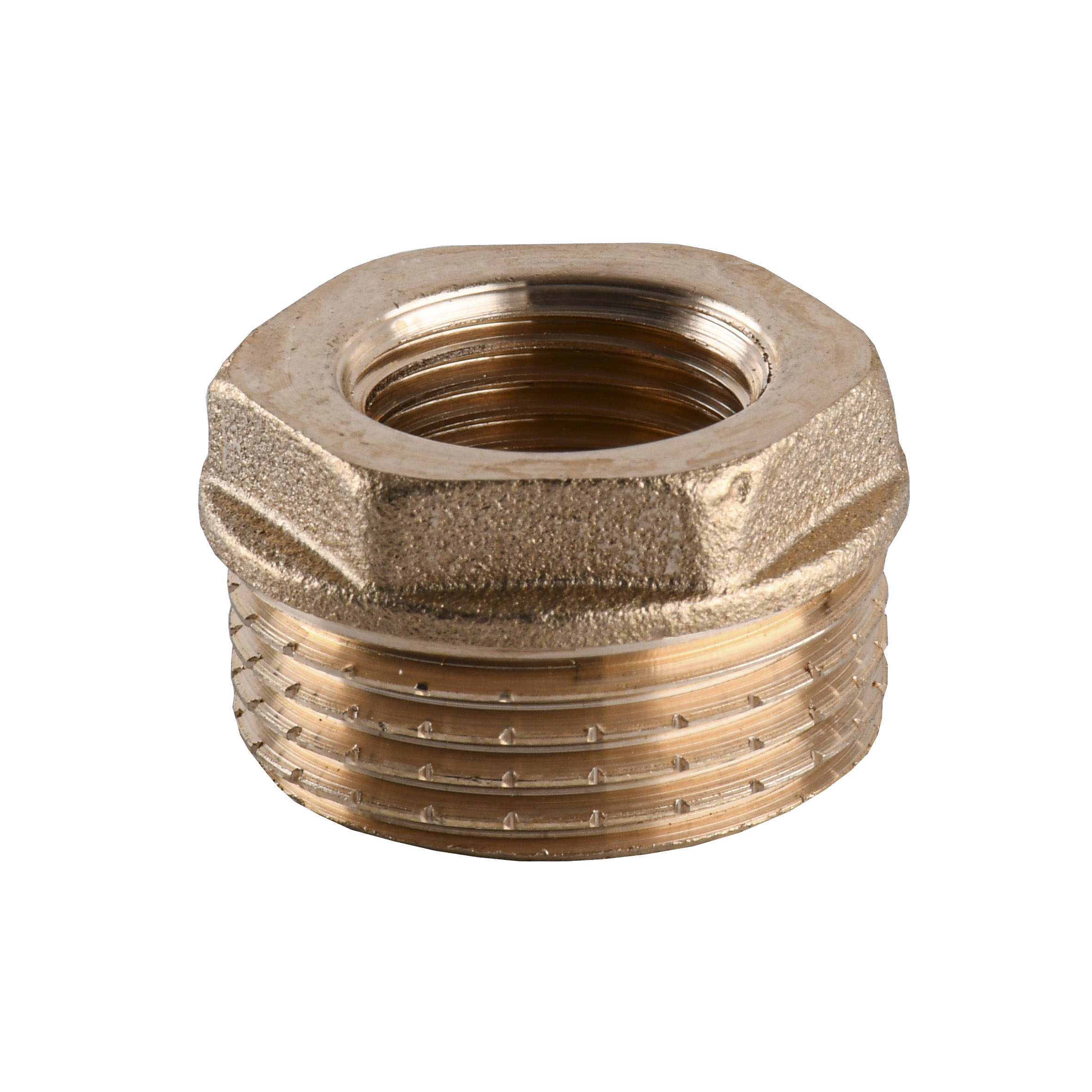 Футорка латунна 1″ЗР х 1/2″ВР штампована А0704-1А VA