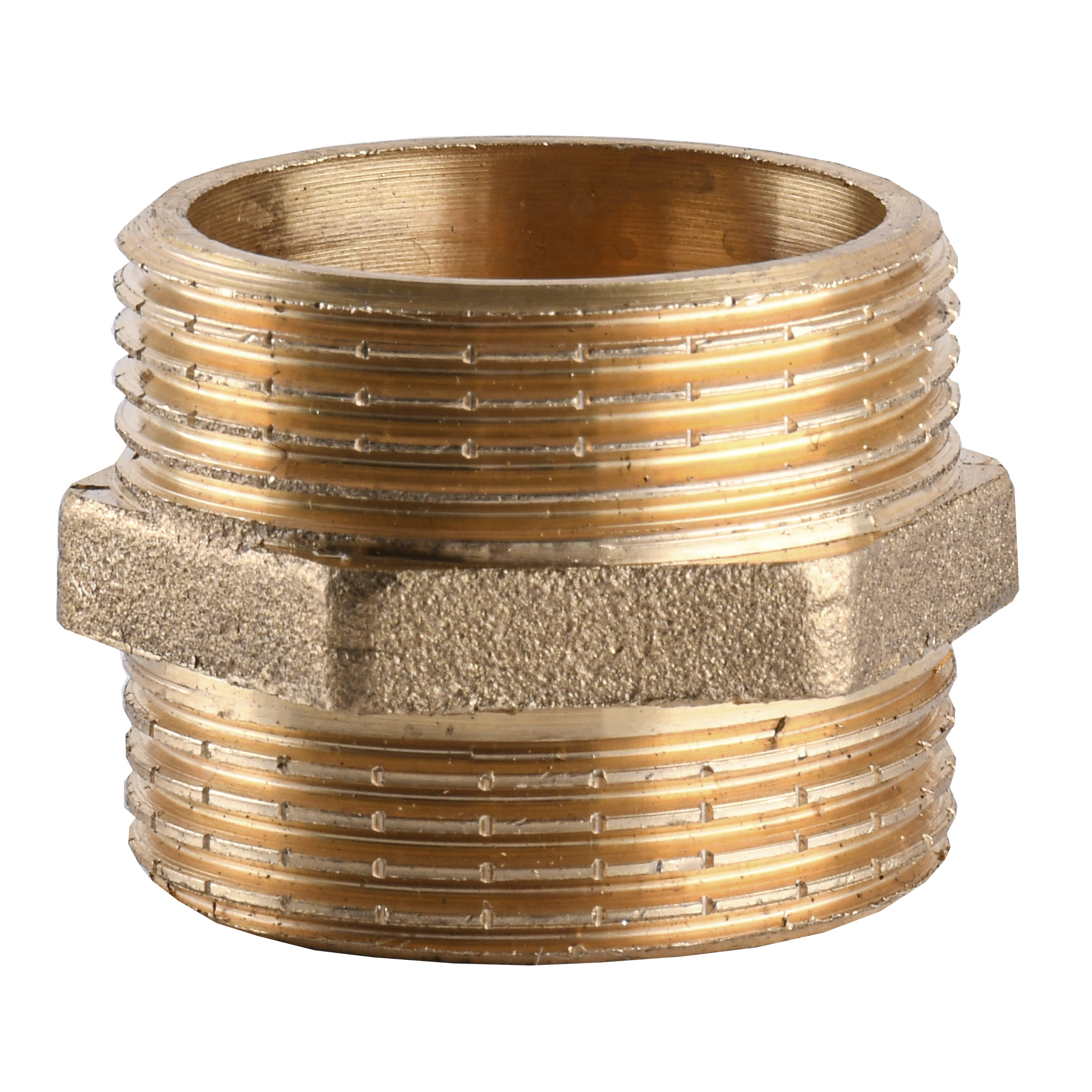 Ніпель латунний 1 1/4″ЗР х 1 1/4″ЗР штампований А0516А VA