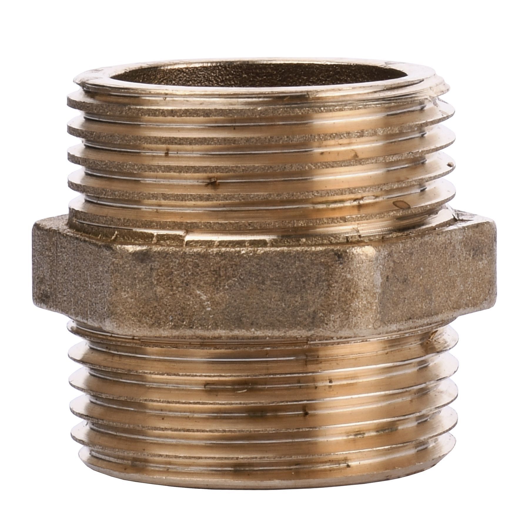 Ніпель латунний 1 1/4″ЗР х 1 1/4″ЗР штампований А0516А VA