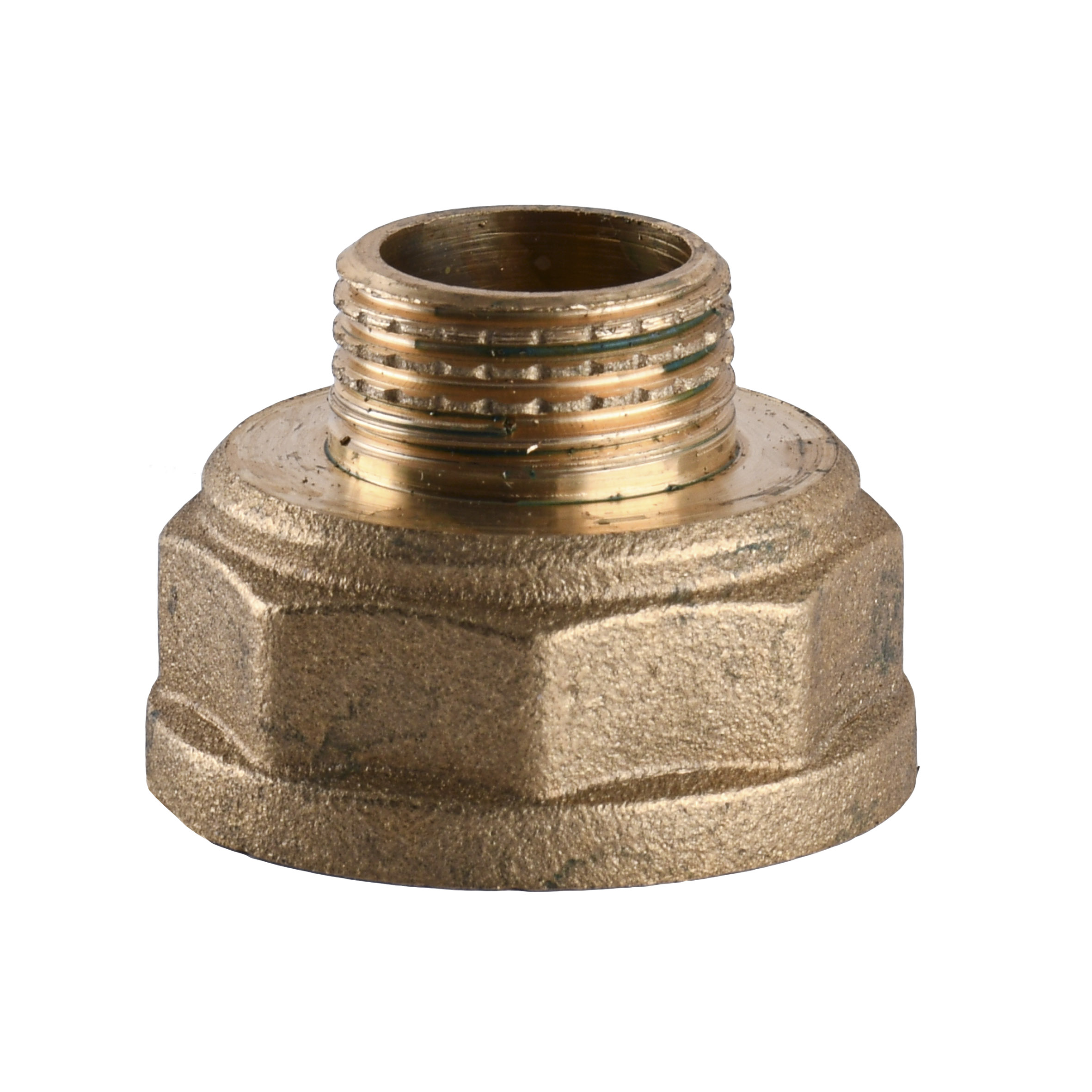 Перехідник редукційний латунний 1″ВР х 1/2″ЗР штампований А0602А VA