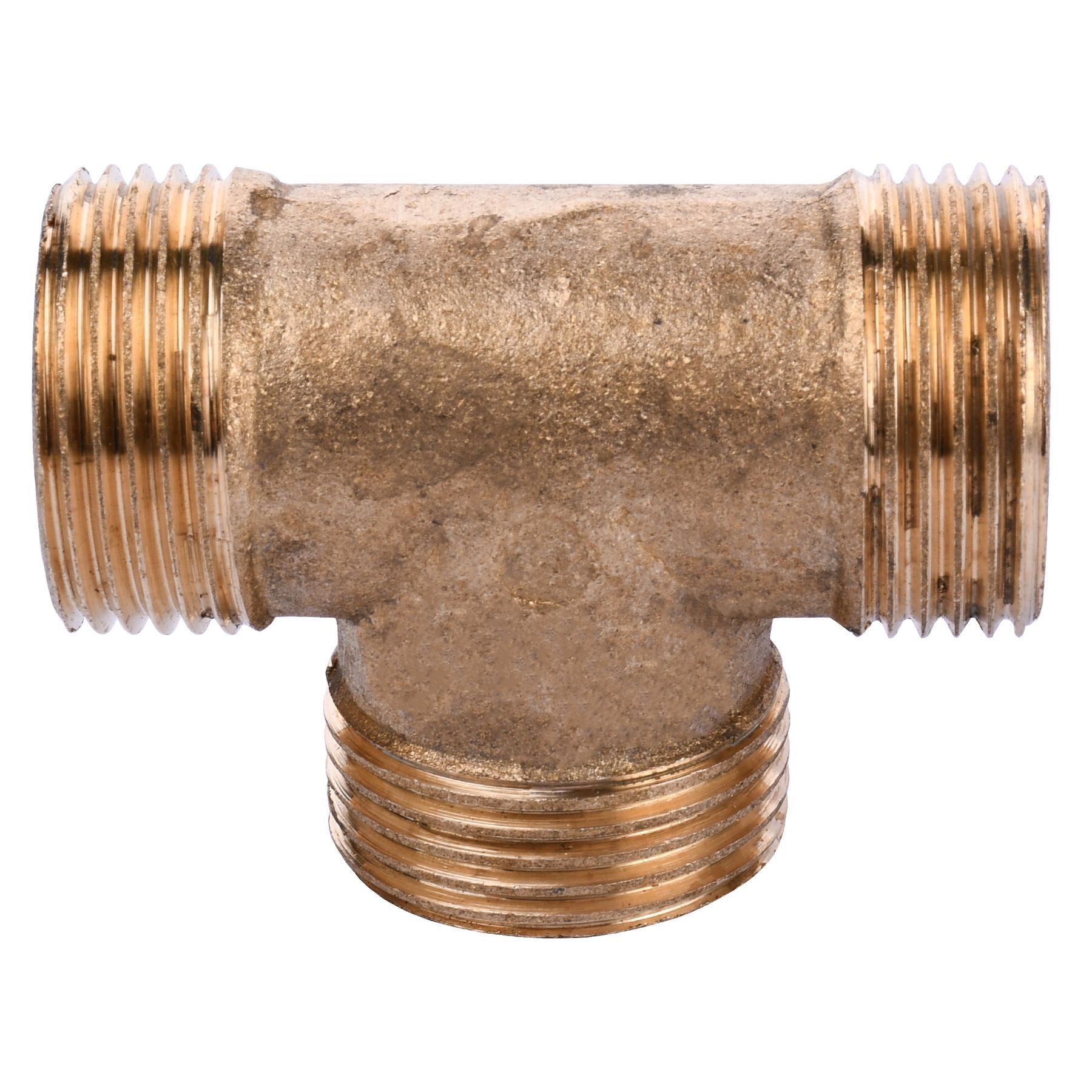 Трійник латунний 3/4″ЗР х 3/4″ЗР х 3/4″ЗР ливарний посилений 660Б