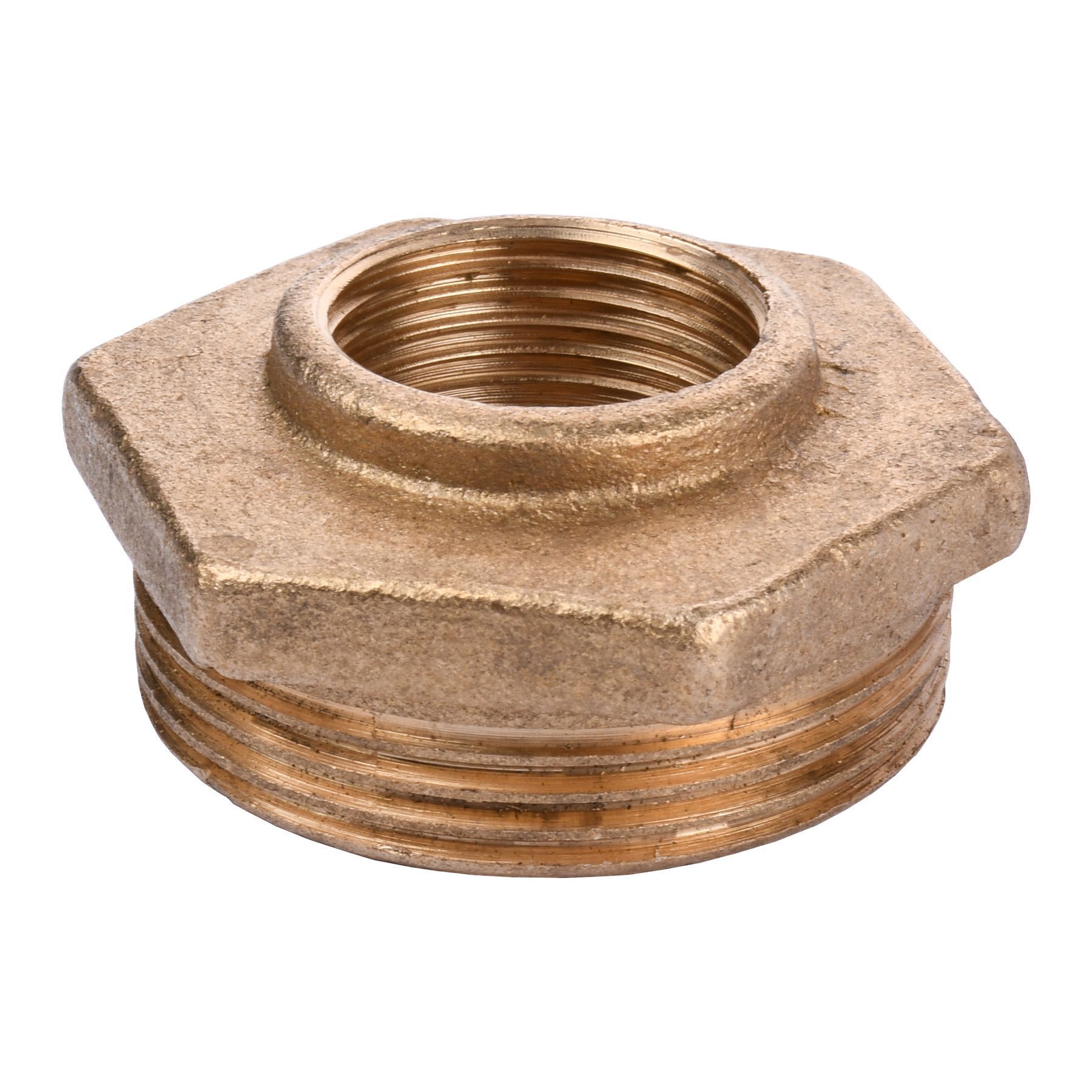 Футорка латунна 1 1/2″ЗР х 3/4″ВР ливарна 724Б