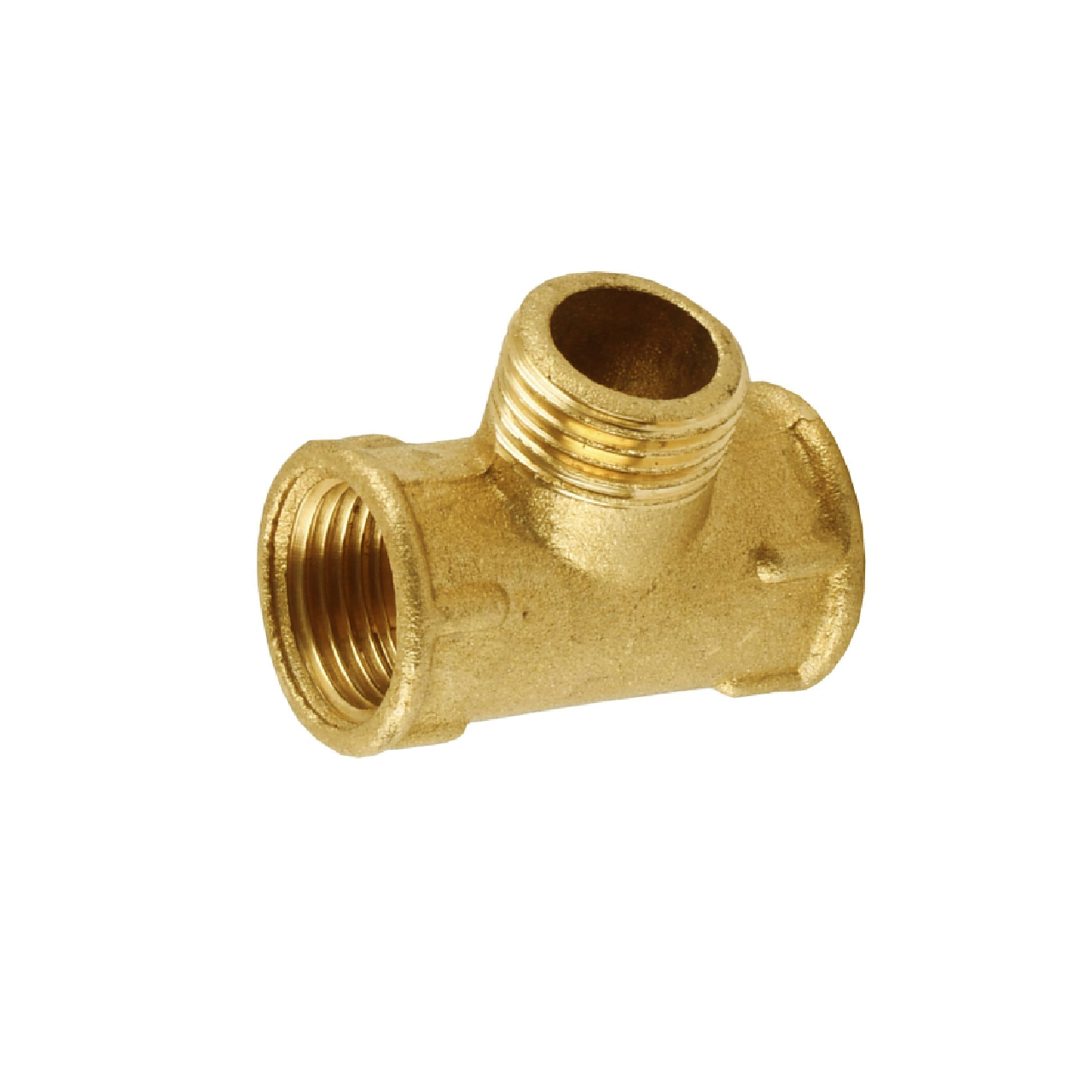 Трійник латунний 3/4″ВР х 3/4″ЗР х 3/4″ВР ливарний 663Б