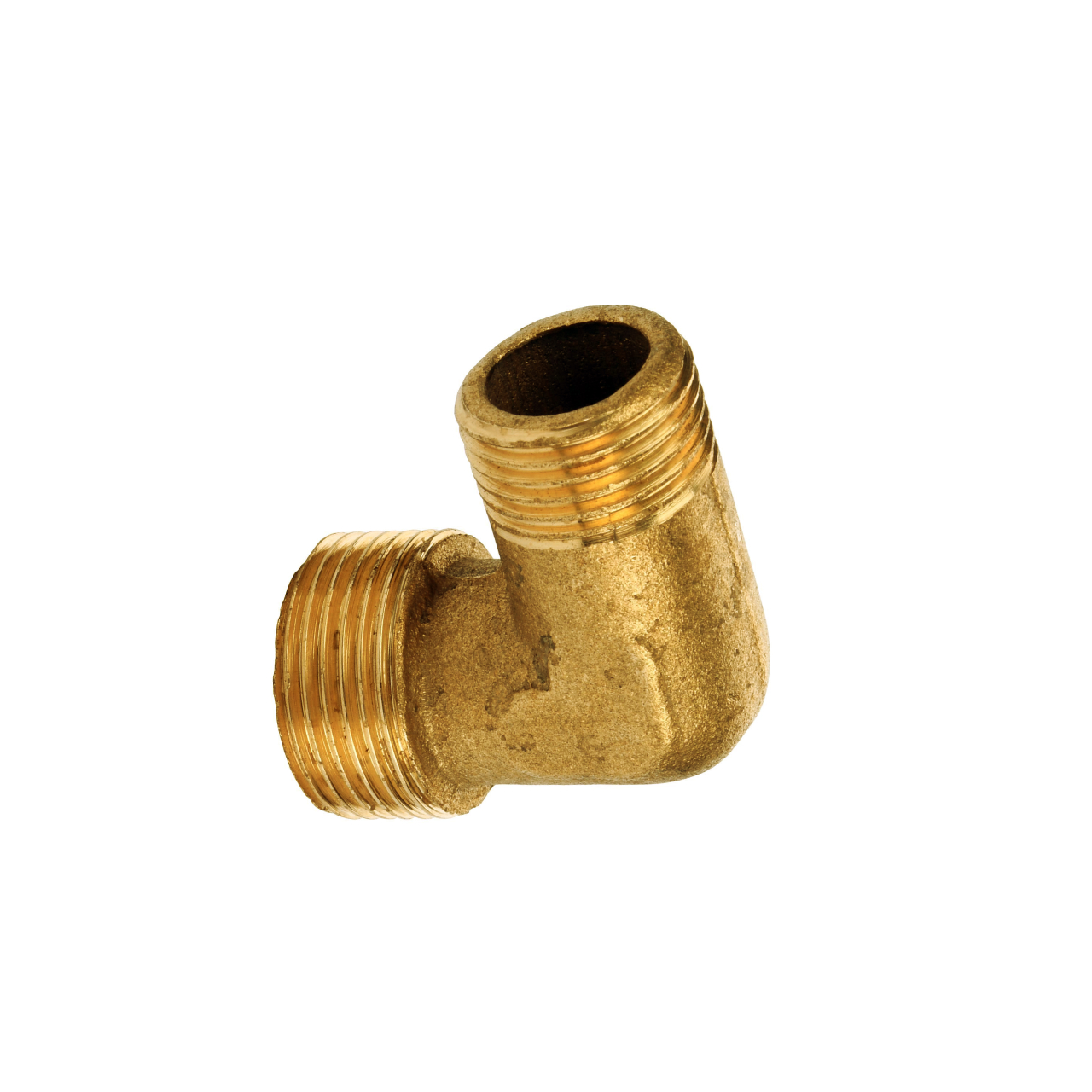 Кутник редукційний латунний 3/4″ЗР х 1/2″ЗР ливарний 1010Б