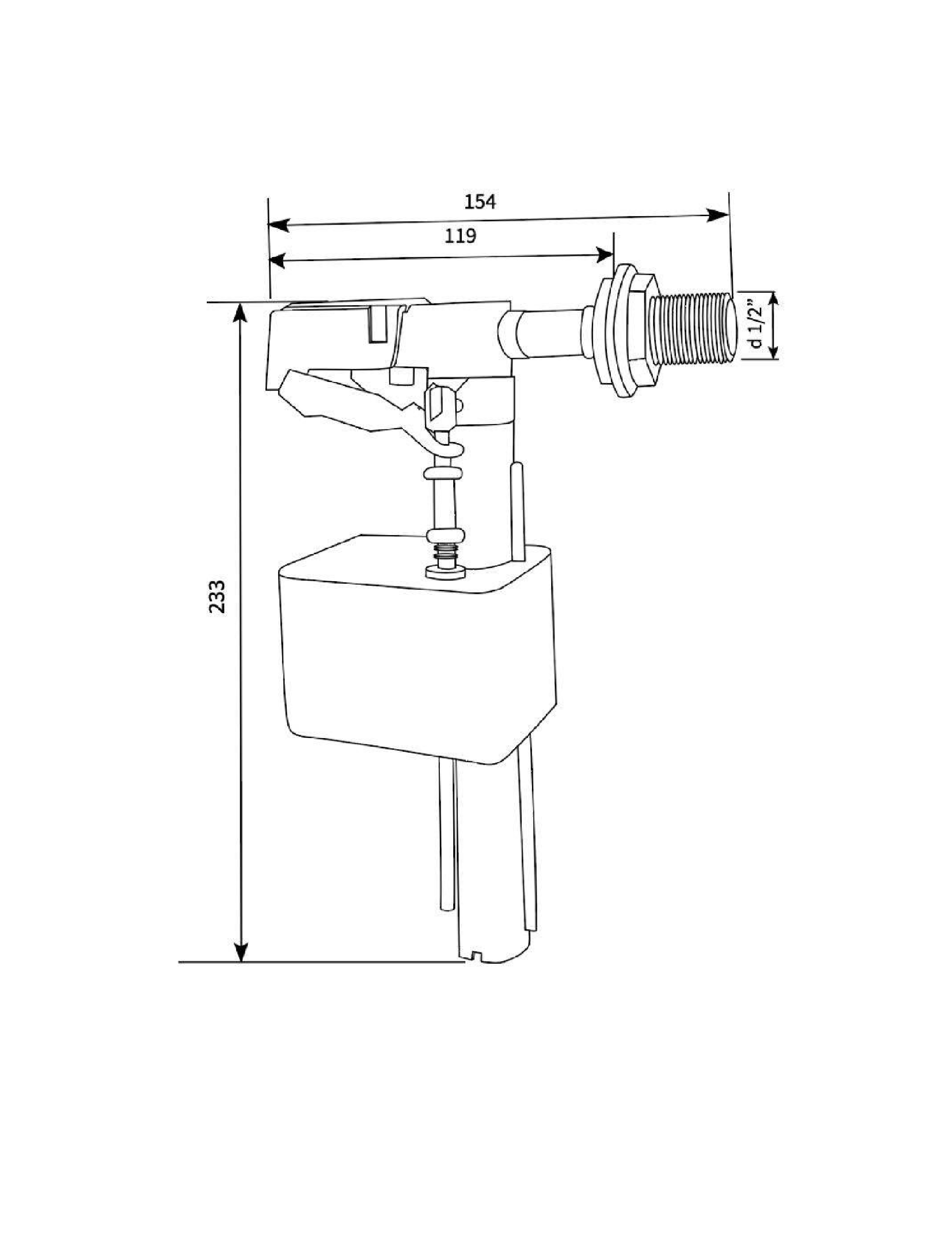 Клапан заповнення SIAMP X190-DURU 1/2″
