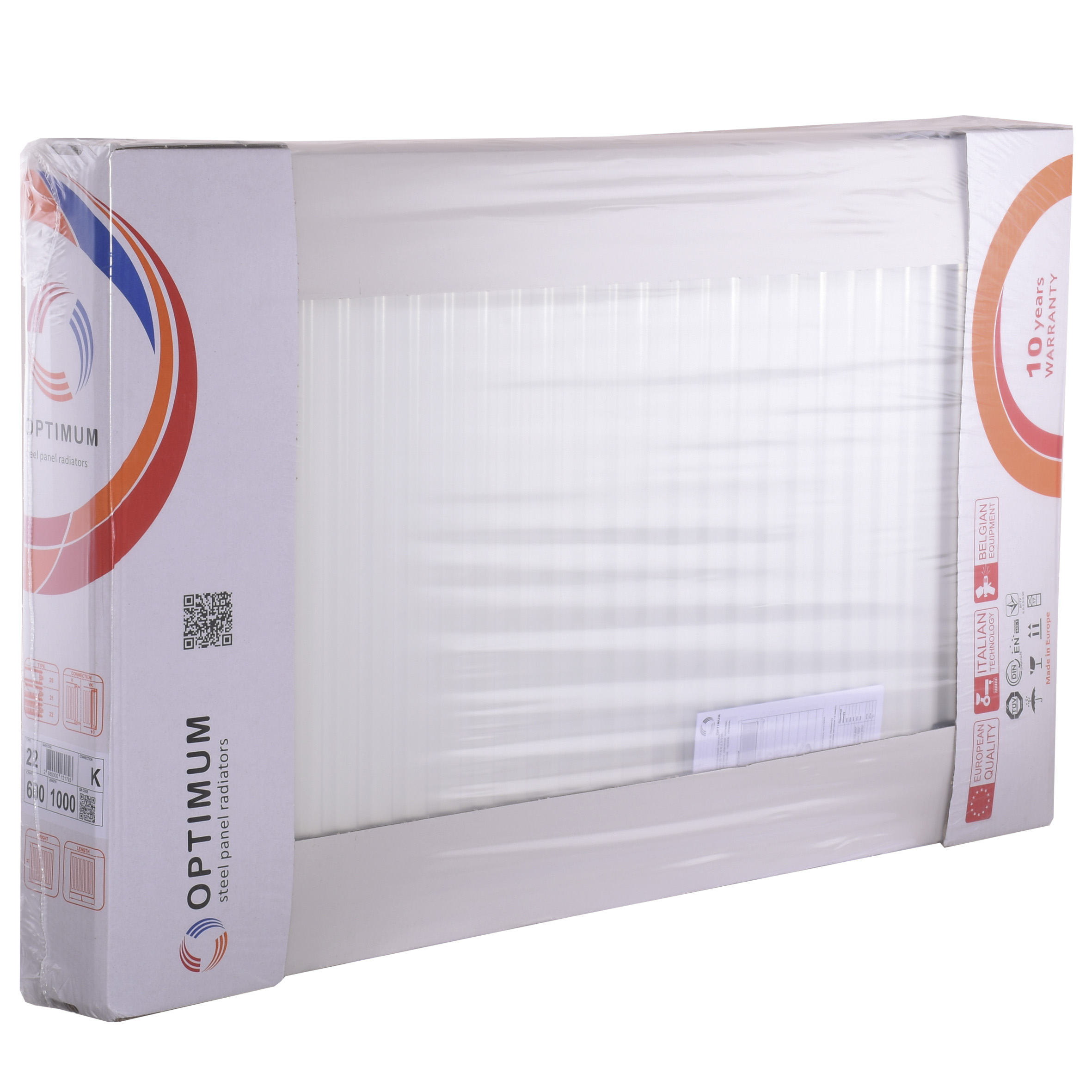 Радіатор сталевий панельний OPTIMUM 22 бок 600x700