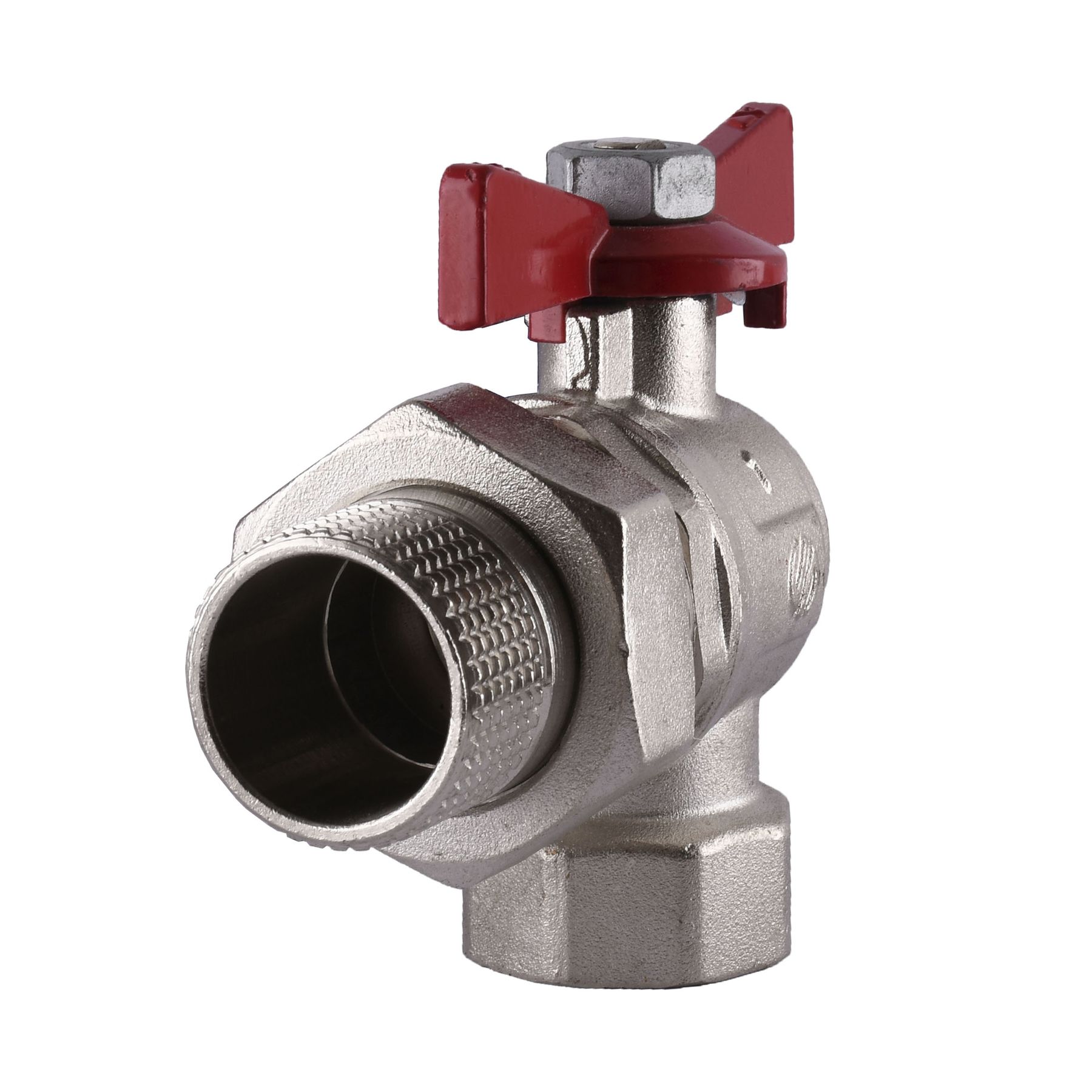 Кран кульовий ARCO 1″ SENA 154305 кутовий з американкою  (754305)