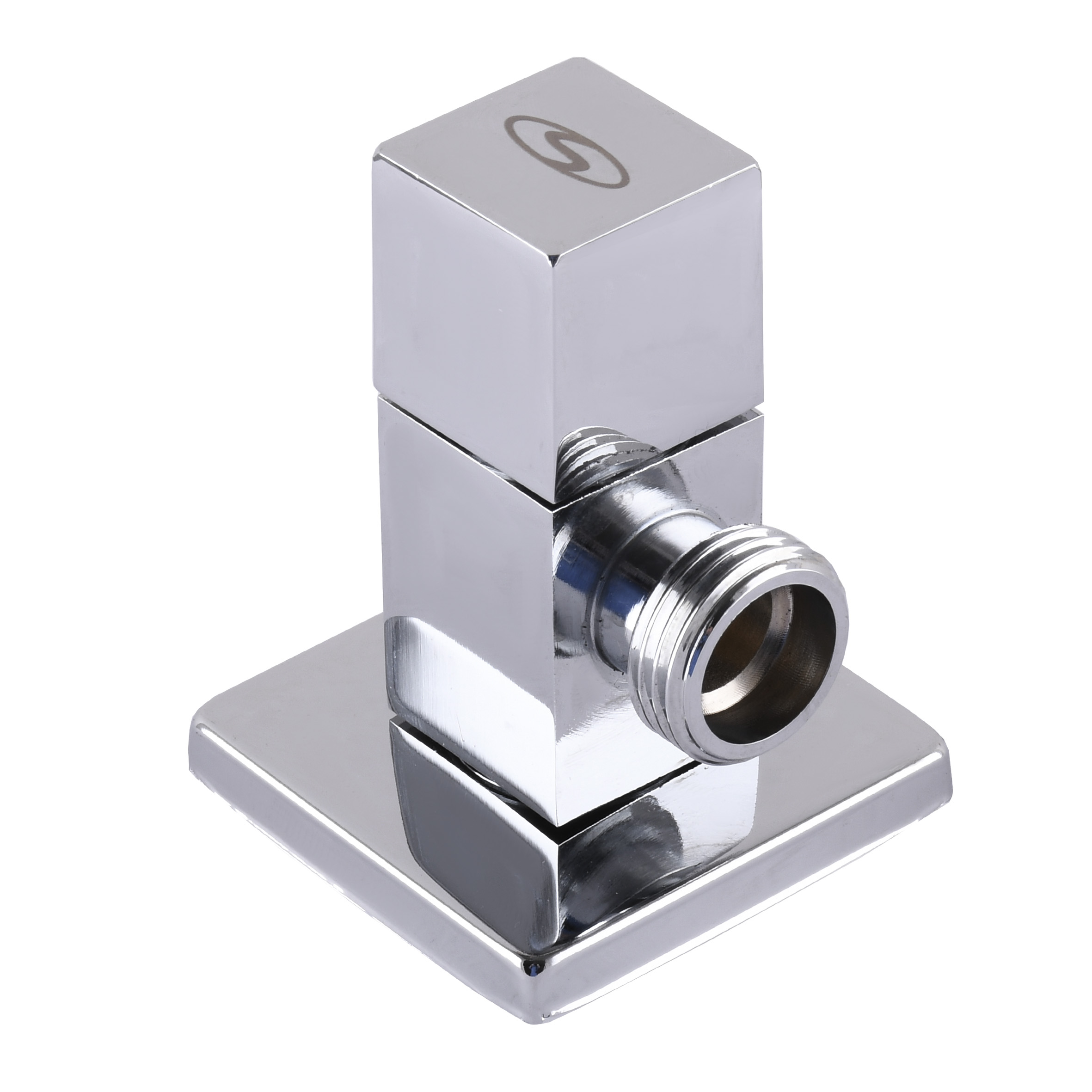 Кран напівобертовий кутовий SOLOMON 1/2″х1/2″ CUBE 7078 ( 2 шт.)